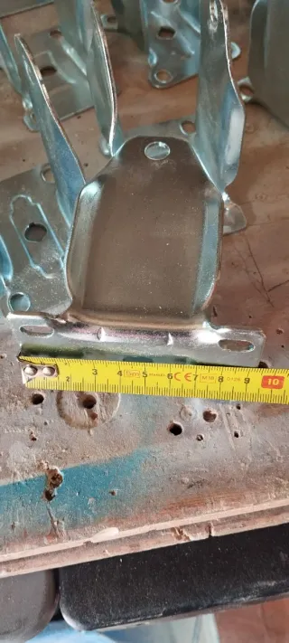 Soportes para mini pérgola metálicos