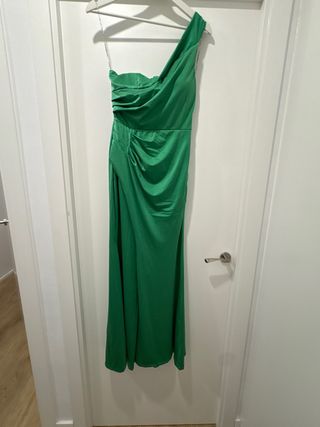 Vestido largo verde de fiesta