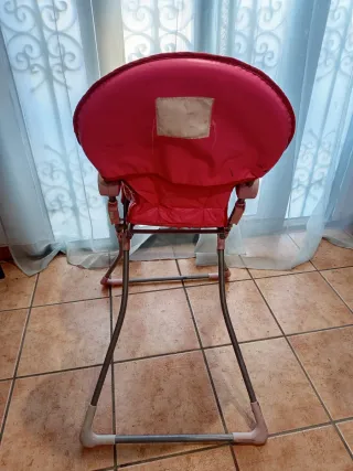 Trona, silla de comer para bebé con estampado flor