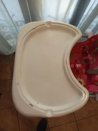 Trona, silla de comer para bebé con estampado flor