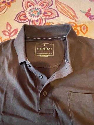 Polo manga larga hombre CANDAI marrón talla S