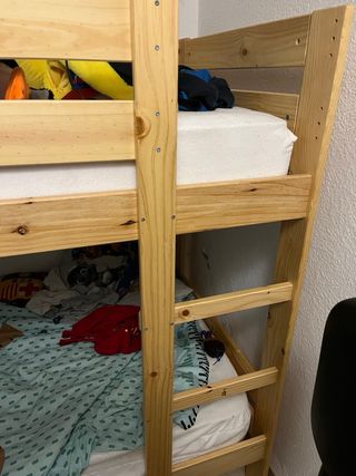 Litera Lufe madera sin colchones