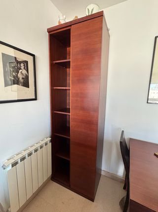 Librería-estanteria madera alta calidad 217x70x45