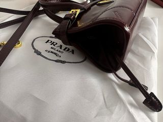Bolso Prada Rojo Piel Charol