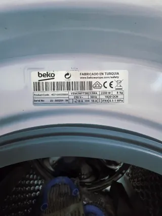 326.Lavadora 8 Kilos Beko Nueva Tara Inverter