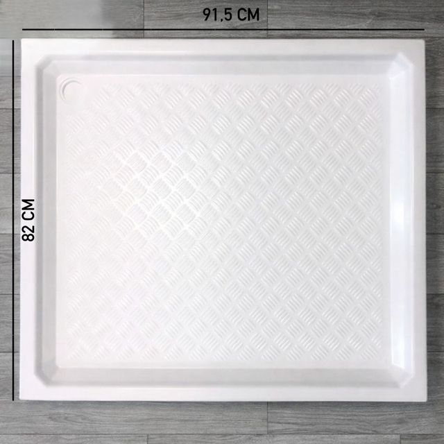 Plato de ducha 91,5 x 82 cm