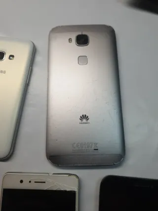 Lote 4 móviles Huawei, Samsung y funker para piez