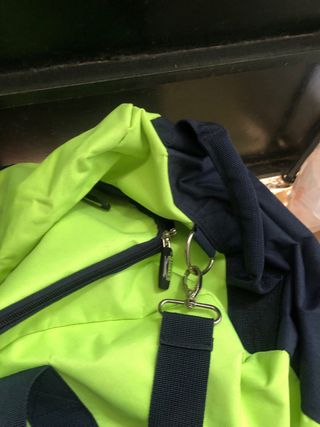 Bolsa de pádel Slazenger verde y azul