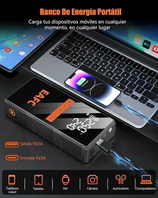 NUEVO! (50€) Arrancador Coche 4000A con Compresor