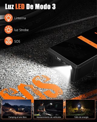 NUEVO! (50€) Arrancador Coche 4000A con Compresor