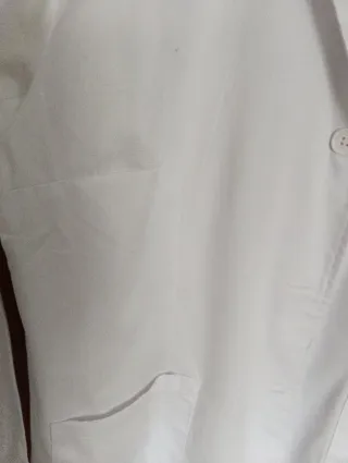 Bata de laboratorio para mujer