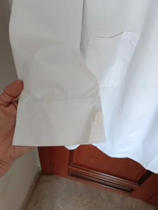 Bata de laboratorio para mujer