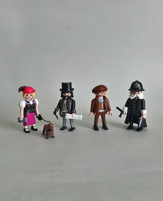 Playmobil Pareja Victoriana Ladrón y Policía