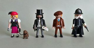 Playmobil Pareja Victoriana Ladrón y Policía