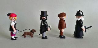 Playmobil Pareja Victoriana Ladrón y Policía