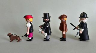 Playmobil Pareja Victoriana Ladrón y Policía