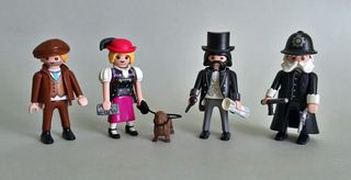 Playmobil Pareja Victoriana Ladrón y Policía