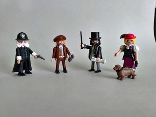 Playmobil Pareja Victoriana Ladrón y Policía