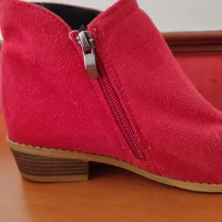 Botines Rojos Talla 37 Nuevos