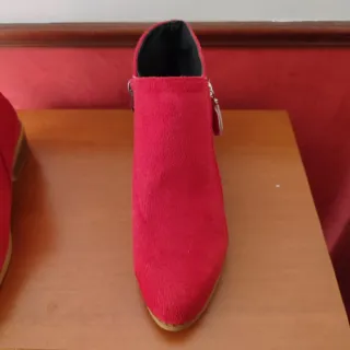 Botines Rojos Talla 37 Nuevos