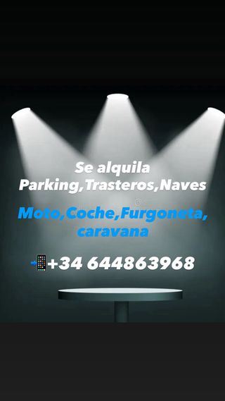 Alquiler de Parking, Trasteros y Naves