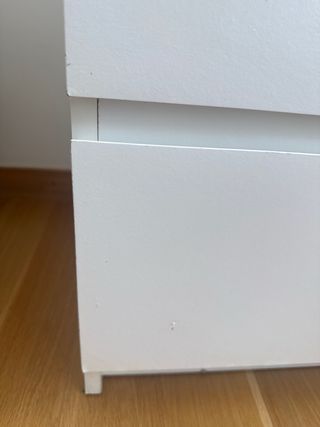 Tocador blanco Ikea + espejo