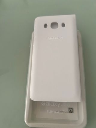 Custodia Samsung Galaxy J5 2016 Flip Wallet Bianca