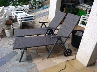2 Tumbonas Reclinables Exterior 60€