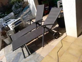 2 Tumbonas Reclinables Exterior 60€