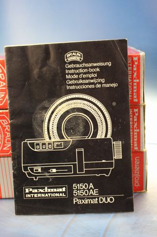 Proyector diapositivas Braun Paximat 5150 A. Austria, 1979.