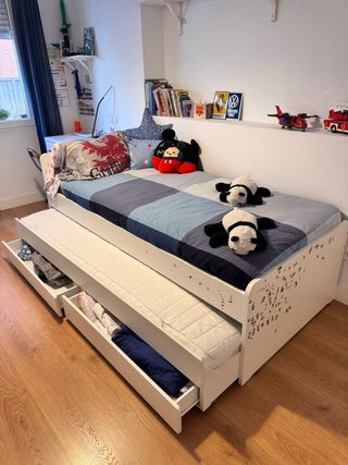 Cama nido individual Ikea Släkt con colchones