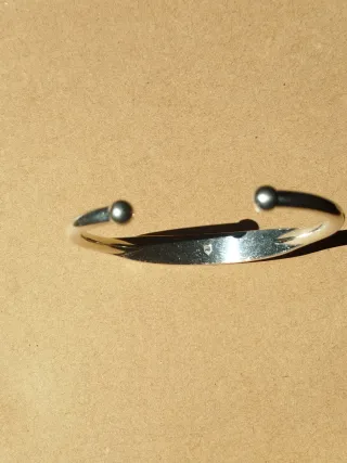 Brazalete plata alemana s. XIX