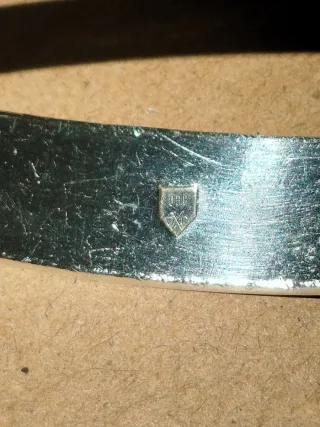 Brazalete plata alemana s. XIX