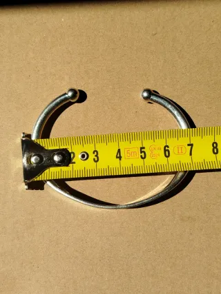 Brazalete plata alemana s. XIX