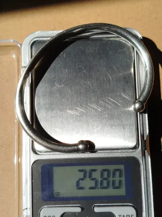 Brazalete plata alemana s. XIX