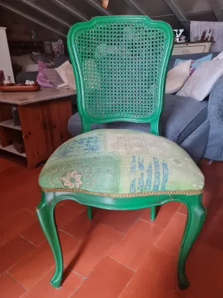 3 Sillas Vintage Tapizadas