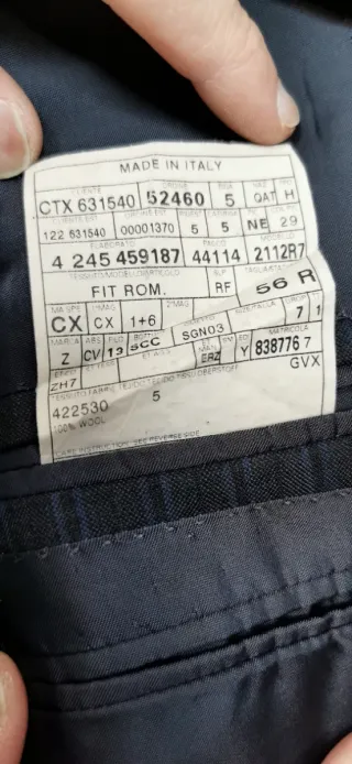 Traje Ermenegildo Zegna Azul