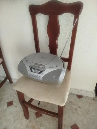 Radio Cassette Sony Vintage Plata