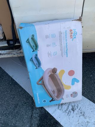 Bañera Plegable Bebé Interbaby Azul