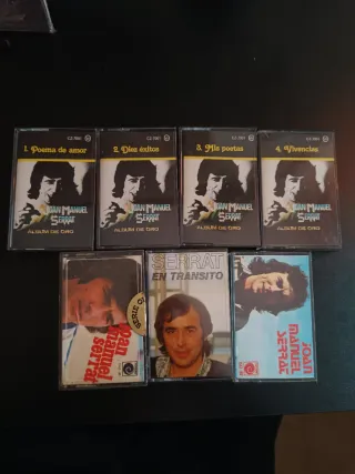 Lote 7 Cintas Casette Joan Manuel Serrat