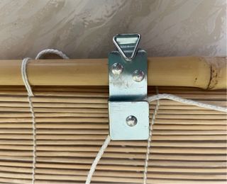 Estor enrollable de bambú