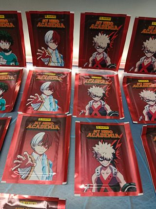 20 sobres nuevos My Hero Academia panini