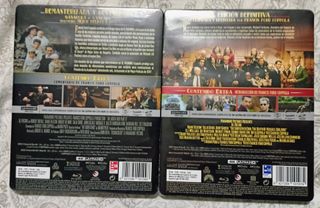 Steelbooks El Padrino 2 y 3 (4K-UHD y bluray)