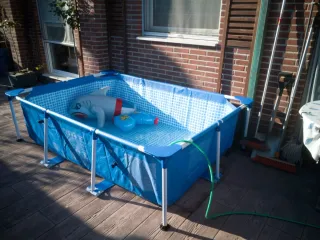 Piscina desmontable Intex, incluye filtro .