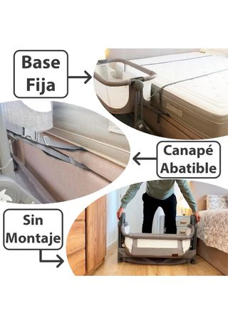 Cuna colecho y moisés 2 en 1