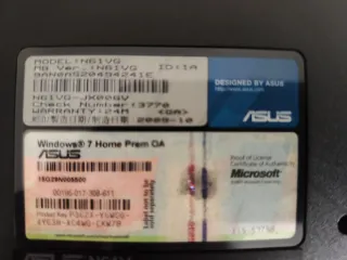 Portátil Asus Negro