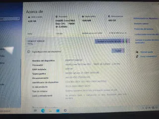 Portátil Asus Negro