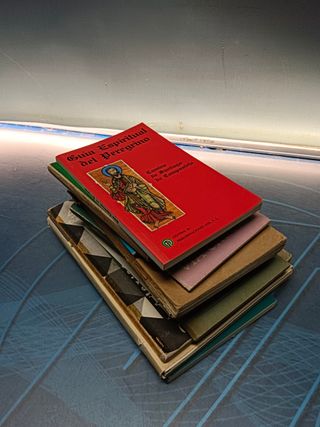 13 libros, CRISTO EN CASA, LA DOCTRINA DE JESUCRISTO, guia espiritual del peregrino y mas libros religiosos