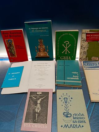 13 libros, CRISTO EN CASA, LA DOCTRINA DE JESUCRISTO, guia espiritual del peregrino y mas libros religiosos