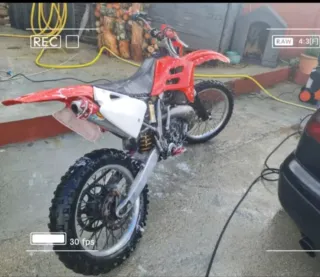 Gas Gas 250 Moto Enduro/Motocross Roja y Blanca